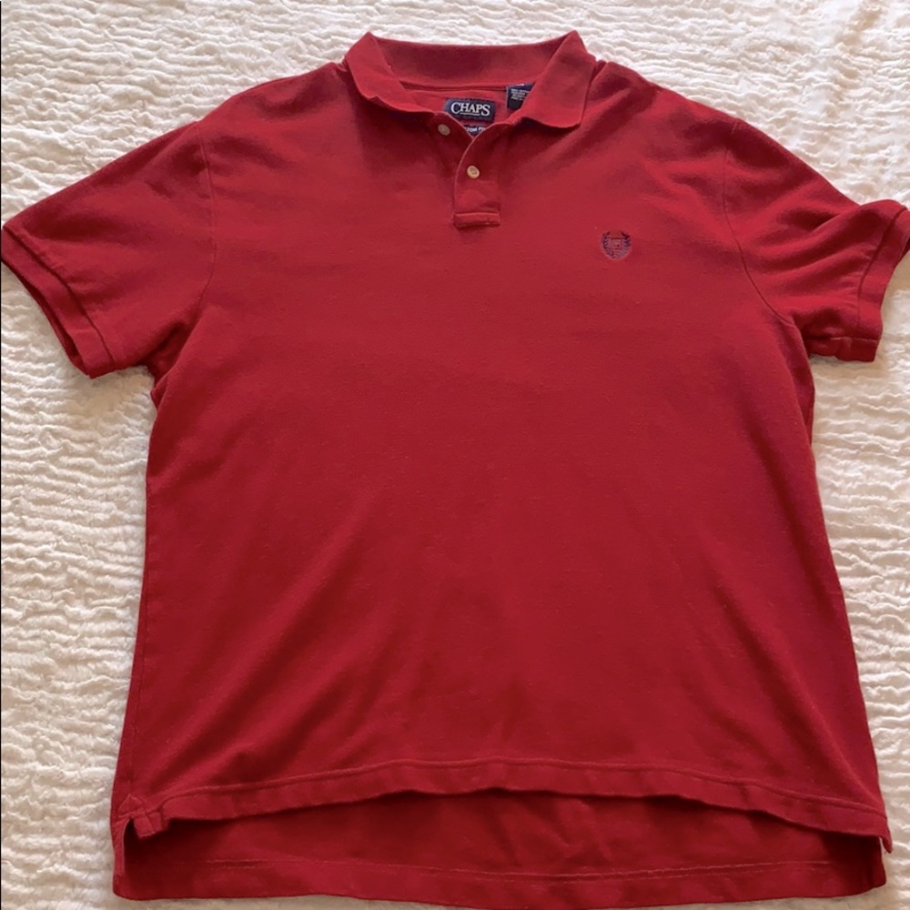 Chaps Men’s Large Red Polo